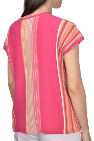 T-SHIRT IN MAGLIA A RIGHE PAOLO FIORILLO CAPRI | Pull | 5726014060220